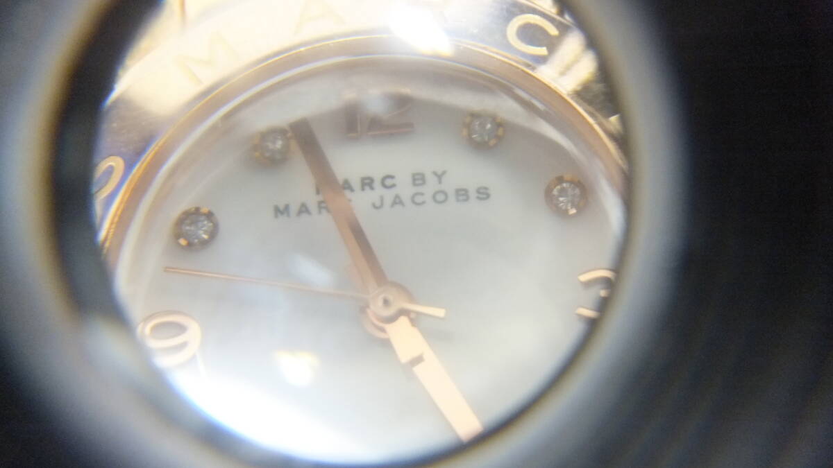 1516　【箱付き】MARC BY MARC JACOBS マークバイマークジェイコブス MBM3078 SS クオーツ レディース腕時(shí)計(jì) ジャンク