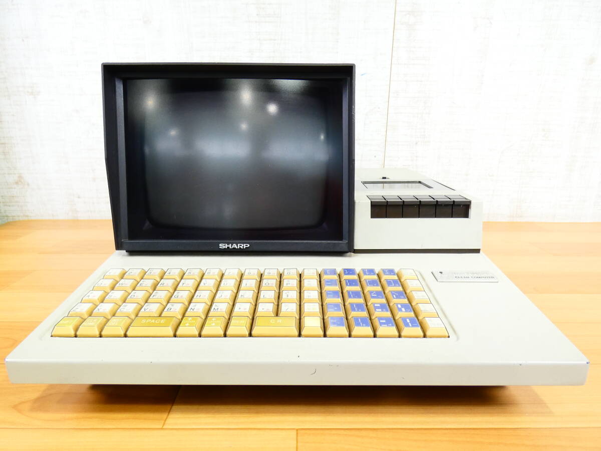 S) SHARP sharp MZ-80K2E CLEAN COMPUTER clean компьютер персональный компьютер * б/у товар / электризация OK! @140 (6)