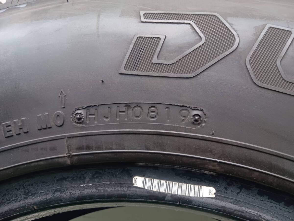 * остаток паз примерно 10.6mm*19 год производства * Bridgestone DURAVIS M804 205/85R16 117/115L LT Mix шина 1 шт. B869