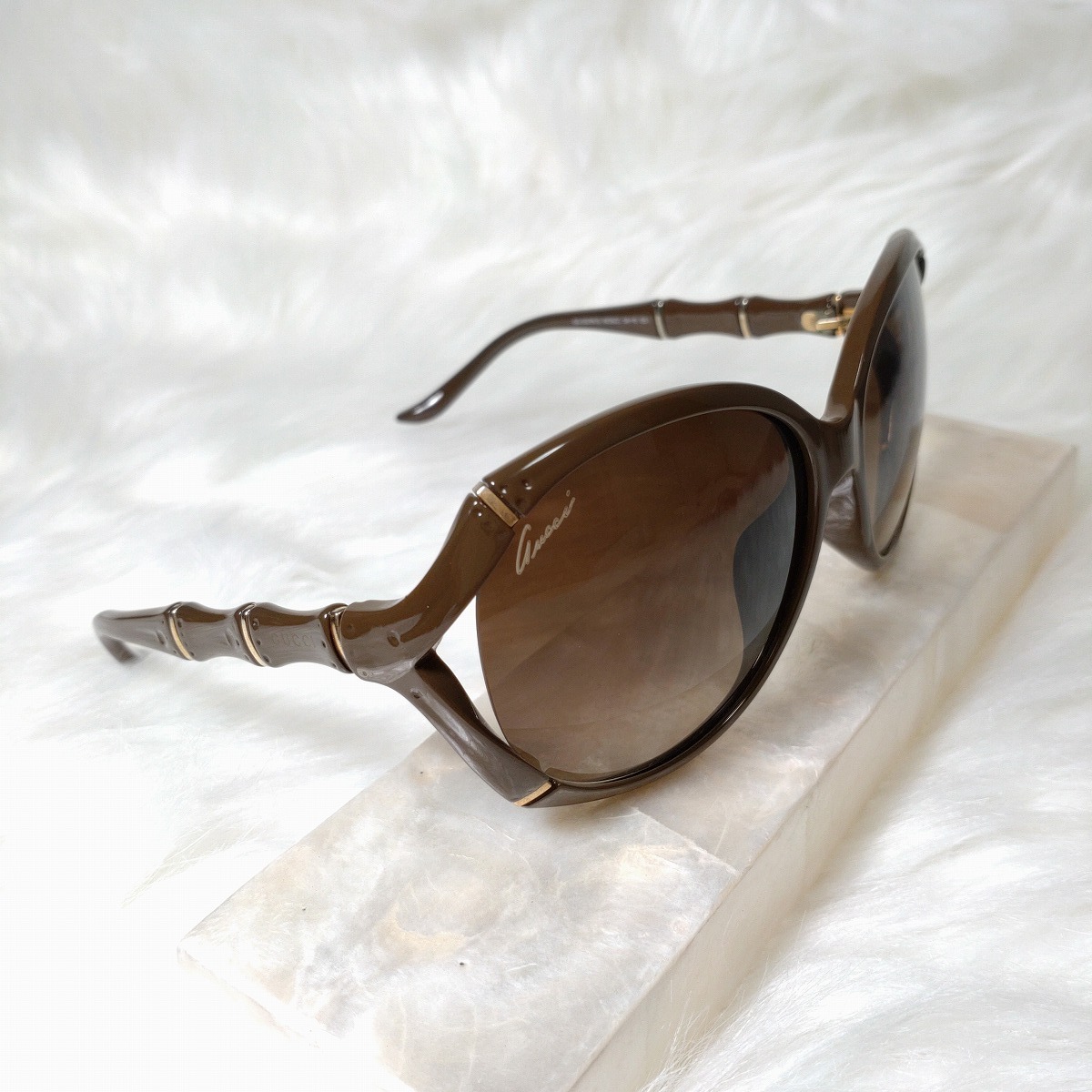 1円～■GUCCI グッチ サングラス GG3531 バンブー イタリア制 アイウェア 