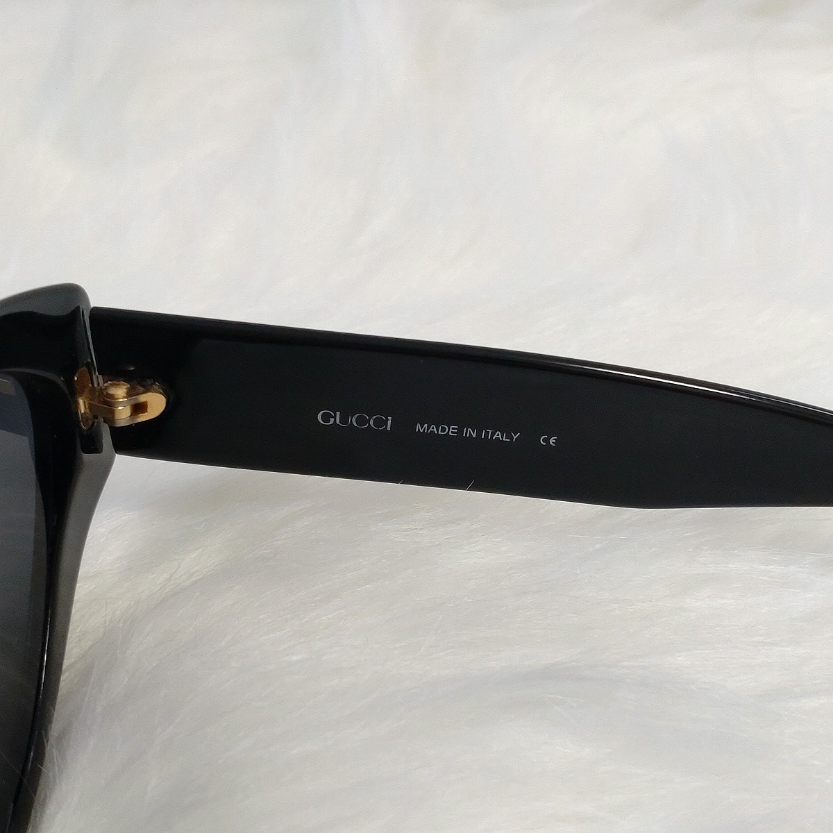 1円～■上美品■GUCCI グッチ サングラス GG2195 インターロッキング ゴールドロゴ ブラックフレーム イタリア制 アイウェア 