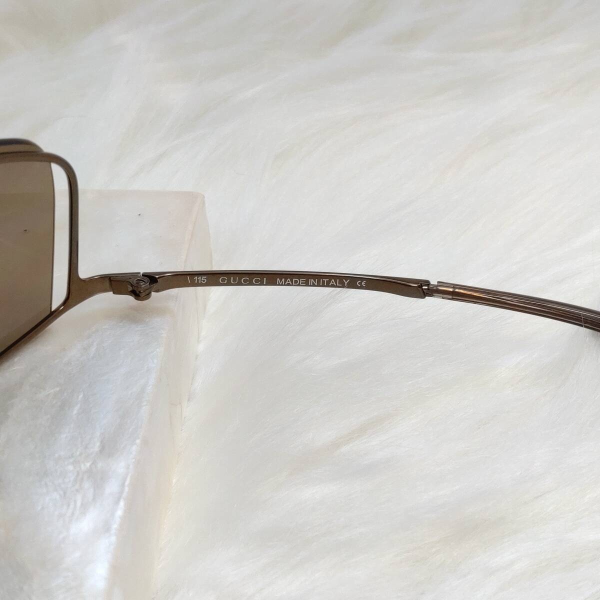 1円～■良品■GUCCI グッチ サングラス GG1709/S メタルフレーム Gロゴ メンズ レディース ブラウン系