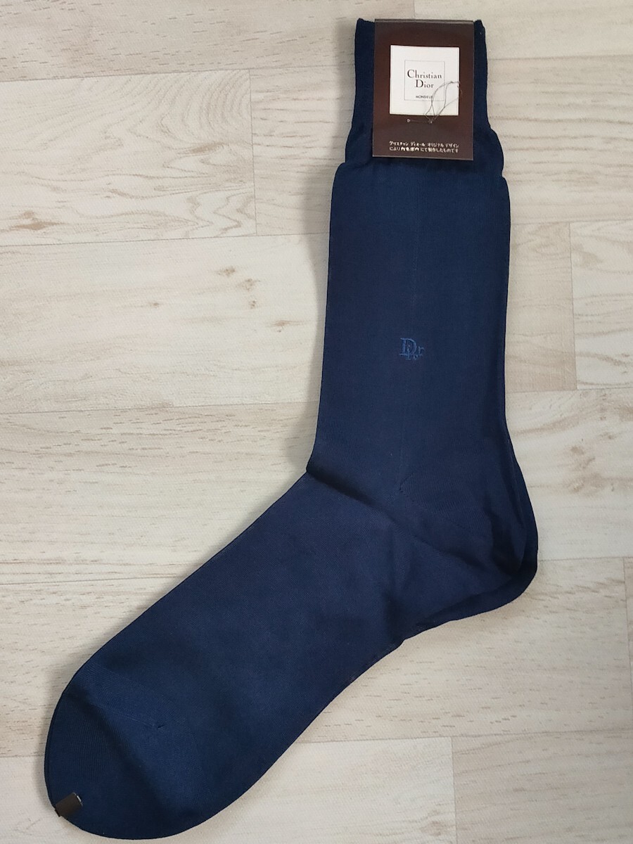 Christian Dior クリスチャンディオール シースルー ソックス 靴下 25cm メッシュ ドレス スーツ レトロ 紳士 ビジネス 薄手