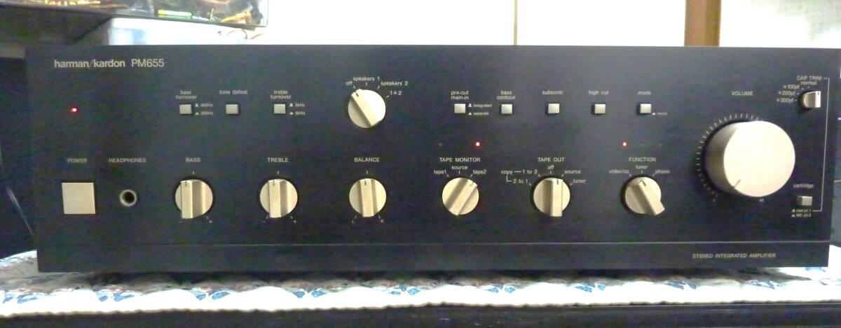  harman/kardon PM655　音濁りのためジャンク
