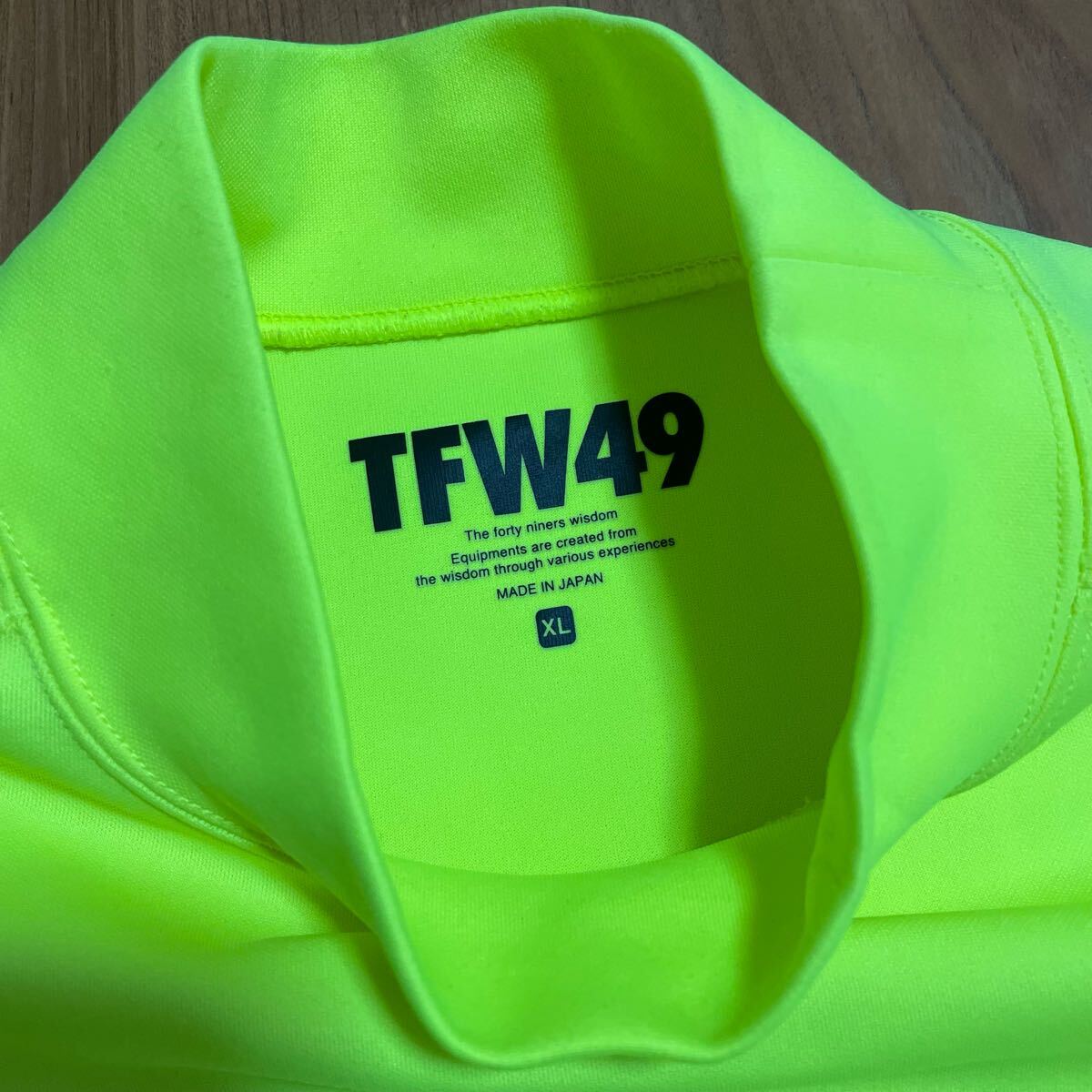 TFW49 モックネック Tシャツ XL イエロー junhashimoto ゴルフ