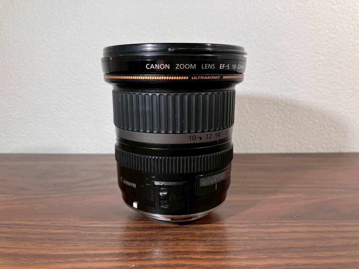 A033 [ линзы капот / фильтр имеется ] Canon Canon EF-S 10-22mm F3.5-4.5 USM широкоугольный линзы Kenko pro1D