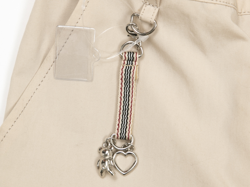 値下げ〇【BURBERRY LONDON バーバリーロンドン】ノバチェック 子供用 カーゴハーフパンツ ベージュ 綿100% サイズ130 キッズ 5933-0