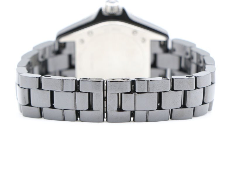 【 シャネル CHANEL 】 腕時(shí)計(jì) J12 H3828 インテンスブラック 33mm ワンショットモデル セラミック クォーツ レディース 箱 新著 70347-1