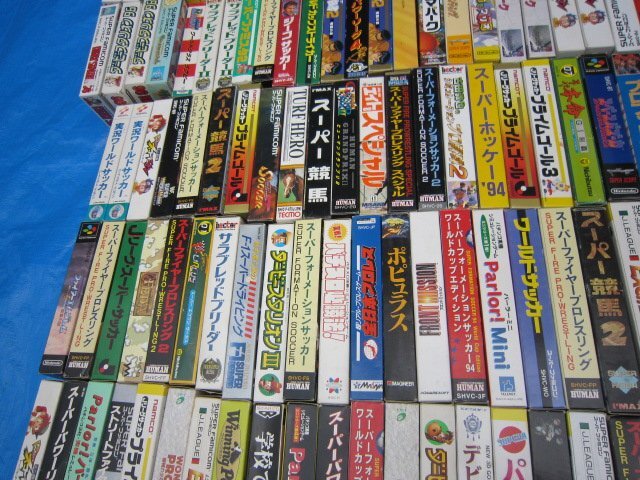スーパーファミコン スーファミ カセット ゲームソフト　大量 まとめ売り 284本 箱 説明書付き 現状品_画像5