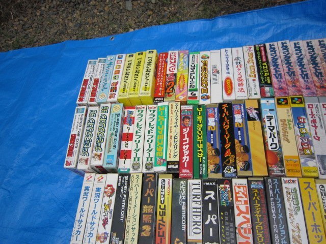 スーパーファミコン スーファミ カセット ゲームソフト　大量 まとめ売り 284本 箱 説明書付き 現状品_画像4