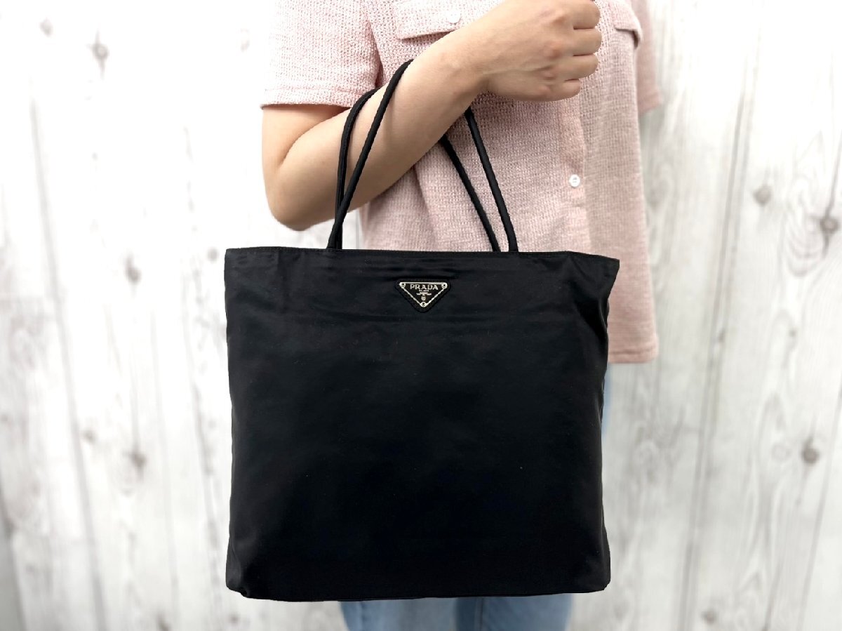 PRADA プラダ テスート トートバッグ ハンドバッグ A4収納可 極美品 PRADA プラダ テスート ハンドバッグ トートバッグ