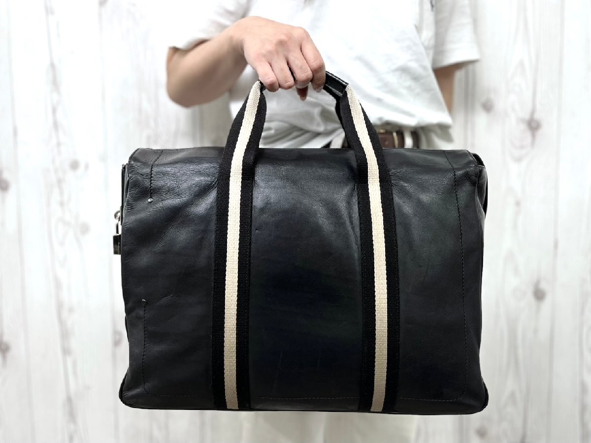 【極美品】バリー キャンバス トートバッグ A4収納可 極美品 BALLY バリー トートバッグ ビジネスバッグ バッグ