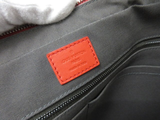 極美品 LOUIS VUITTON ルイヴィトン ダミエアンフィニ PDV フュージョン ビジネスバッグ バッグ N41143 レザー A4可 メンズ 85856Y