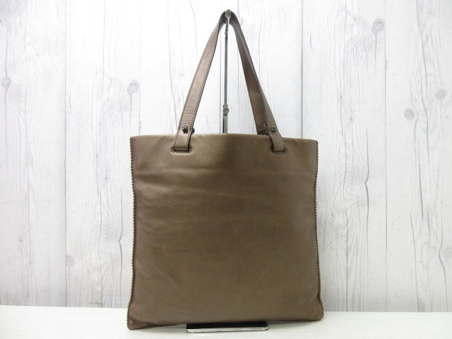 美品 LOEWE ロエベ アナグラム タッセル ハンドバッグ トートバッグ バッグ ナッパレザー ブロンズ A4収納可 85650Y