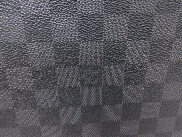 極美品 LOUIS VUITTON ルイヴィトン ダミエグラフィット PDV GM ビジネスバッグ ハンドバッグ バッグ N41123 黒 A4可メンズ 85981Y