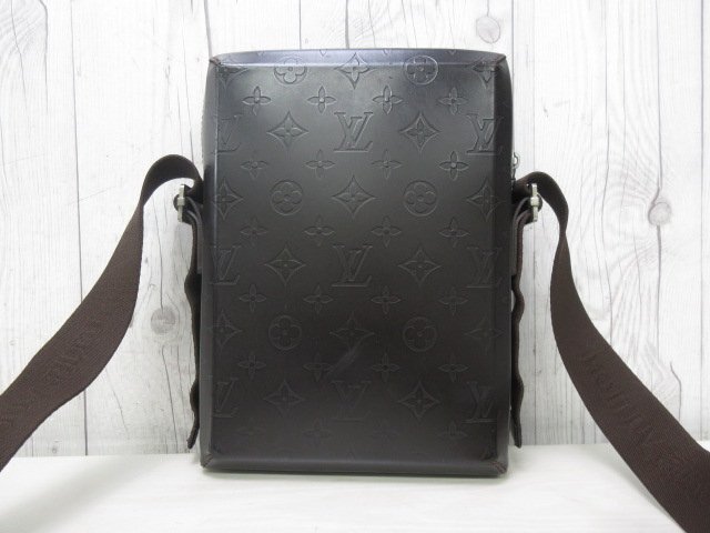 極美品 LOUIS VUITTON ルイヴィトン モノグラムグラセ ボビー カフェ ショルダーバッグ バッグ M46520 茶 メンズ 86077Y