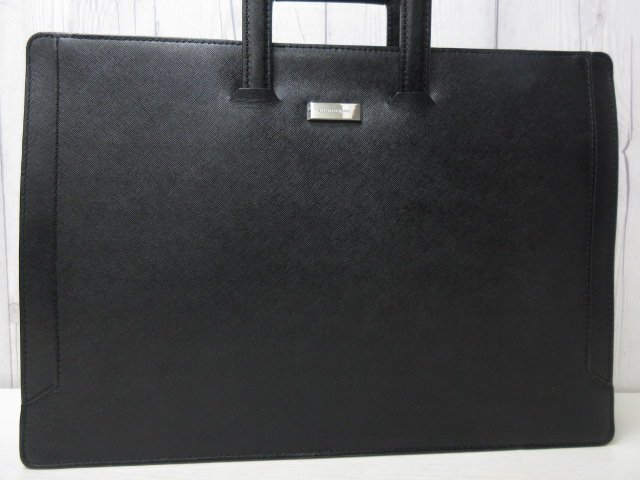 極美品 BURBERRY バーバリー ビジネスバッグ ハンドバッグ バッグ レザー 黒 A4収納可 メンズ 86284