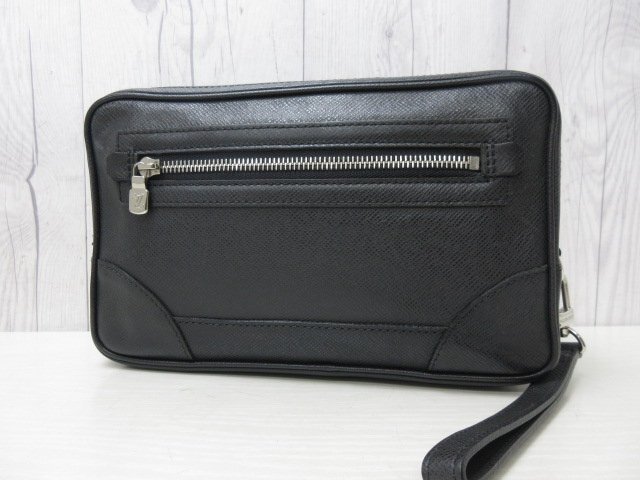 極美品 LOUIS VUITTON ルイヴィトン タイガ パヴェル アルドワーズ セカンドバッグ ハンドバッグ バッグ M31142 黒 メンズ 86380Y
