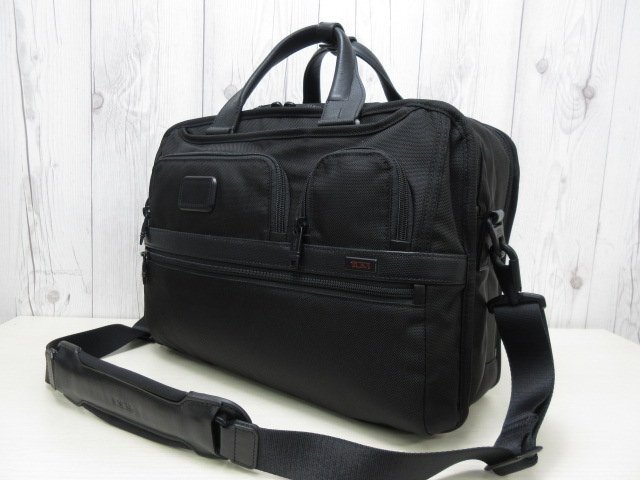 極美品 TUMI トゥミ ビジネスバッグ ショルダーバッグ リュックサック バッグ ナイロン×レザー 黒 A4収納可 3WAY メンズ 86397