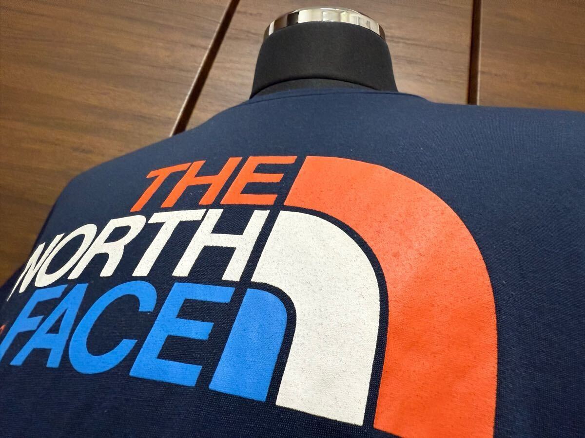 THE NORTH FACE（ザ?ノースフェイス）S/S COLORFUL LOGO TEE（カラフルロゴティー）NT31621 ネイビー M 人気モデル！GOLDWIN正規(guī)品