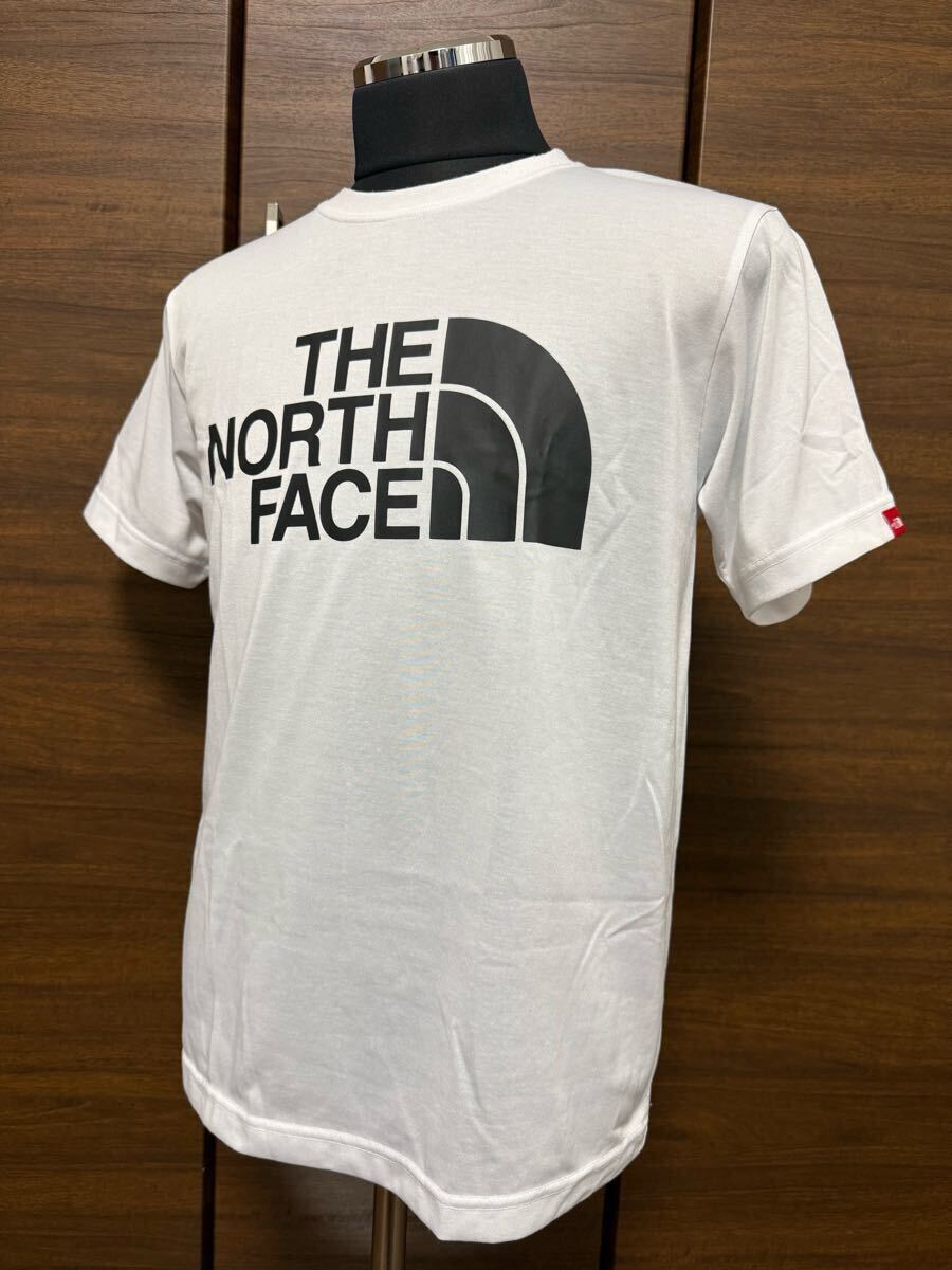 THE NORTH FACE(ザ?ノースフェイス）Color Dome Tee（カラードームティー）NT32133 ホワイト M 人気ビッグロゴデザイン！ GOLDWIN正規(guī)品