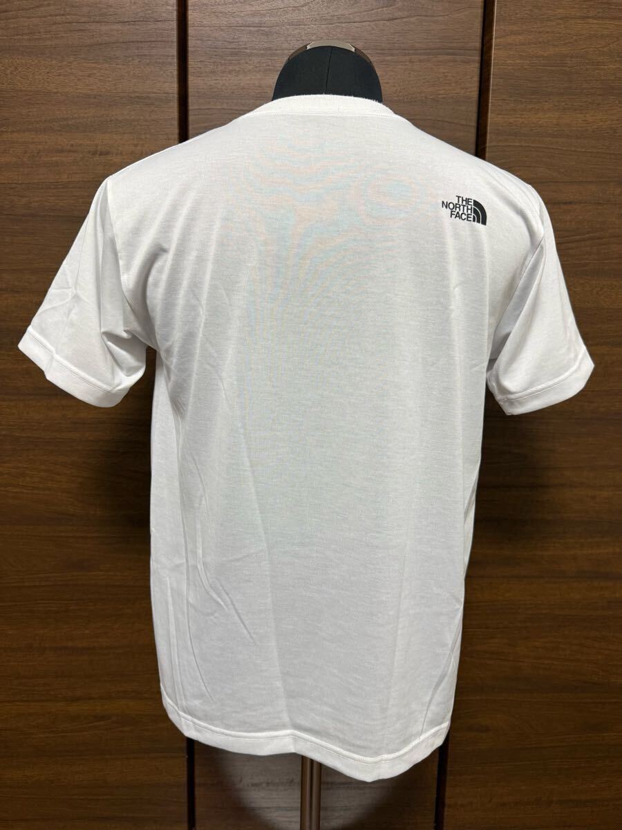 THE NORTH FACE(ザ?ノースフェイス）Color Dome Tee（カラードームティー）NT32133 ホワイト M 人気ビッグロゴデザイン！ GOLDWIN正規(guī)品