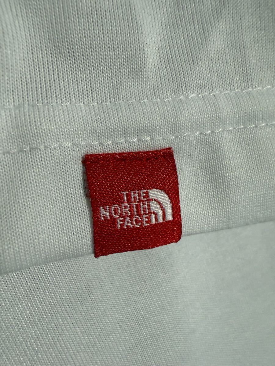 THE NORTH FACE(ザ?ノースフェイス）Color Dome Tee（カラードームティー）NT32133 ホワイト M 人気ビッグロゴデザイン！ GOLDWIN正規(guī)品