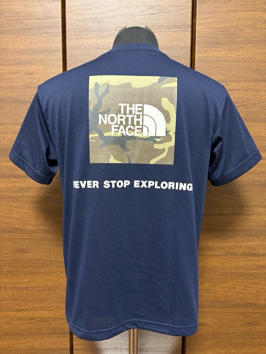 THE NORTH FACE（ザ?ノースフェイス）S/S Square Camoflage Tee（スクエアカモフラージュティー）NT32158 ネイビー M 人気モデル！GOLDWIN