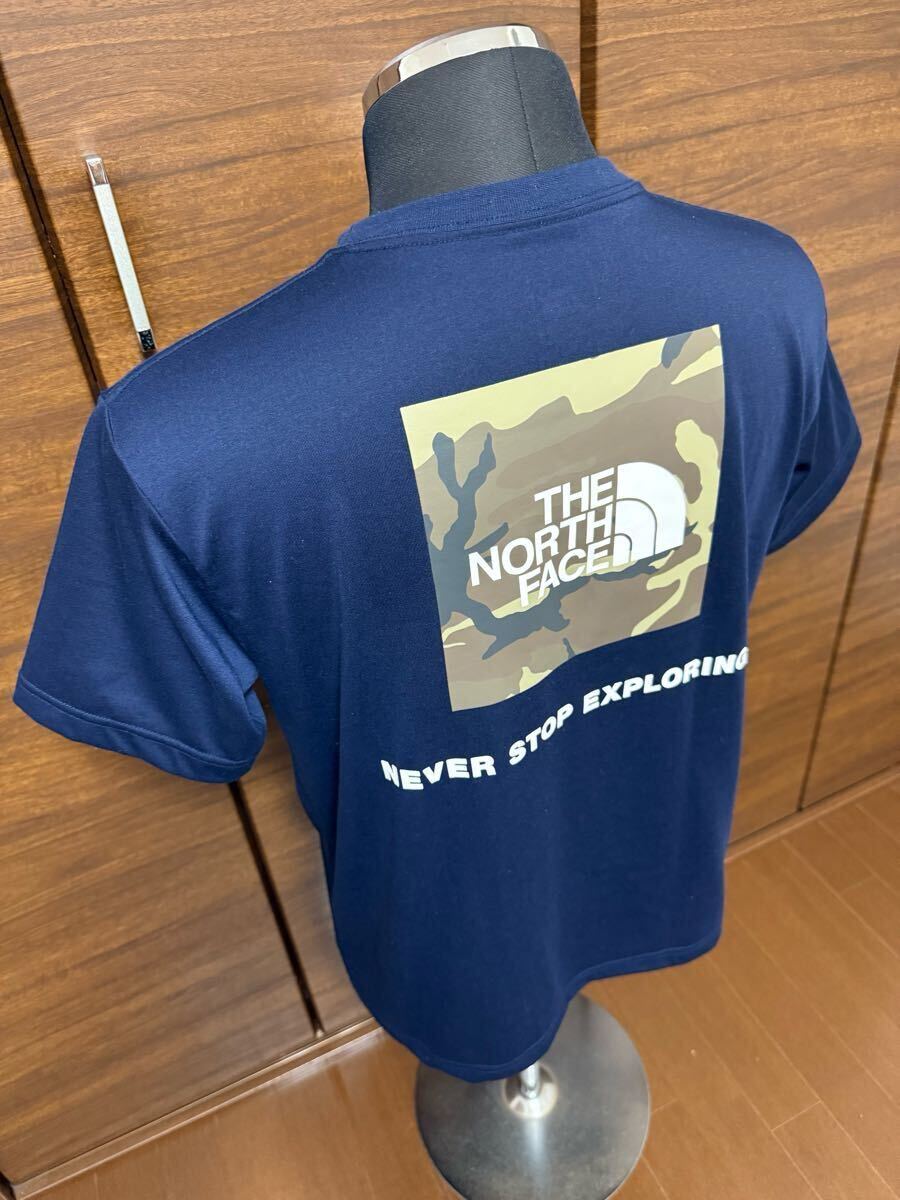 THE NORTH FACE（ザ?ノースフェイス）S/S Square Camoflage Tee（スクエアカモフラージュティー）NT32158 ネイビー M 人気モデル！GOLDWIN