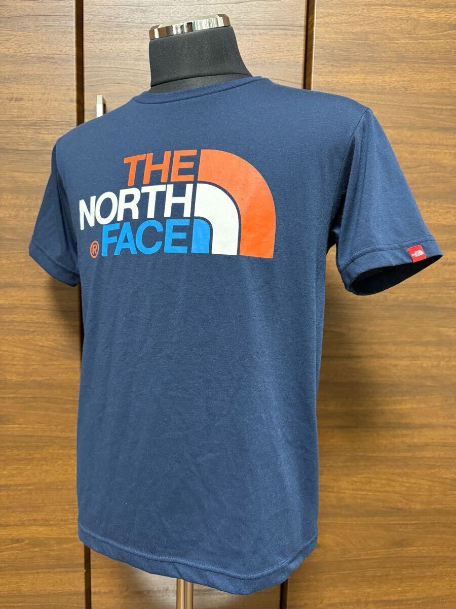 THE NORTH FACE（ザ?ノースフェイス）S/S COLORFUL LOGO TEE（カラフルロゴティー）NT31621 ネイビー M 人気モデル！GOLDWIN正規(guī)品