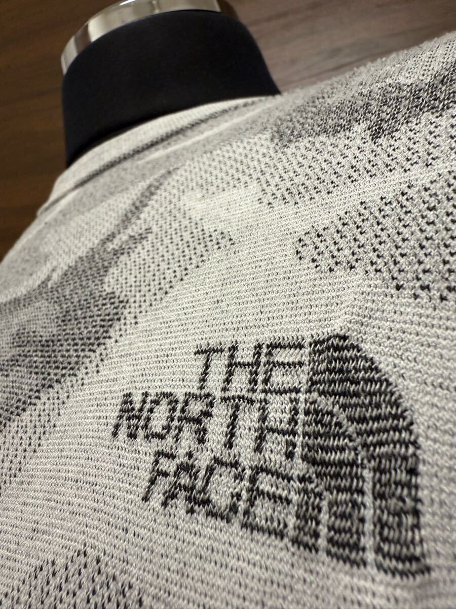 THE NORTH FACE（ザ?ノースフェイス）S/S RDT Dry Camo Crew（RDTドライカモクルー）NT11605 グレーカモフラージュ XL GOLDWIN正規(guī)品