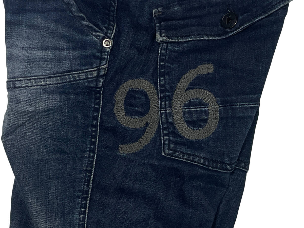G-STAR RAW 5620 HERITAGE EMBRO TAPERED W25 (約75cm 女性W29相当) 96刺繍 レディース ジースターロウ 立体裁断 デニムパンツ ジーンズ 