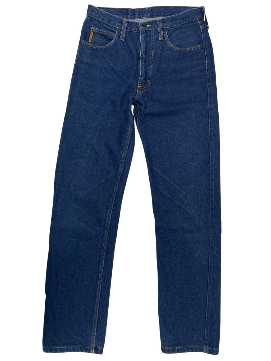 ARMANI JEANS アルマーニ 90's SIMINT W32 (約83cm) イタリア制 イーグル モチーフ 金具 メタル ストレート デニム パンツ メンズ ジーンズ
