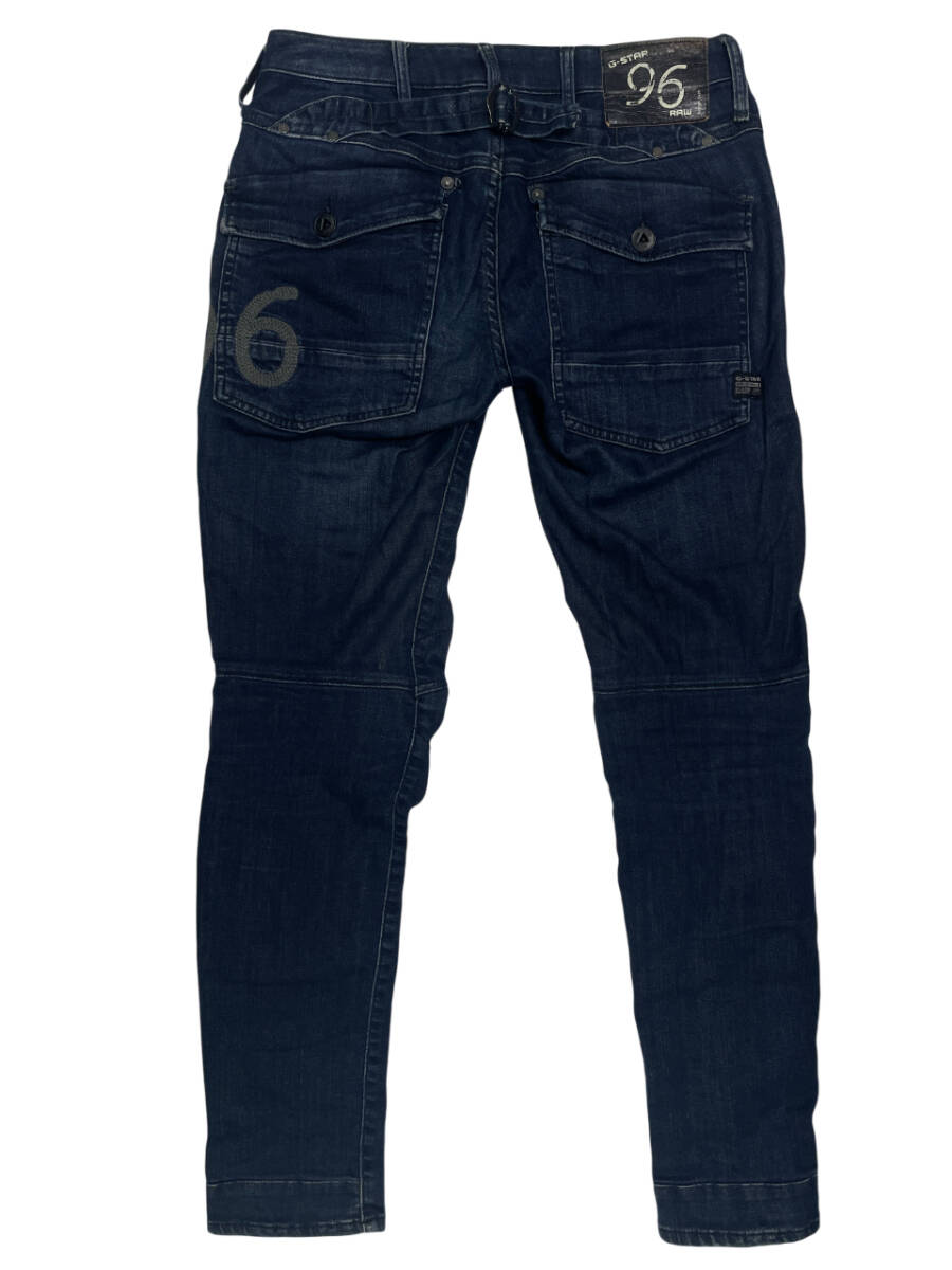 G-STAR RAW 5620 HERITAGE EMBRO TAPERED W25 (約75cm 女性W29相当) 96刺繍 レディース ジースターロウ 立体裁断 デニムパンツ ジーンズ 