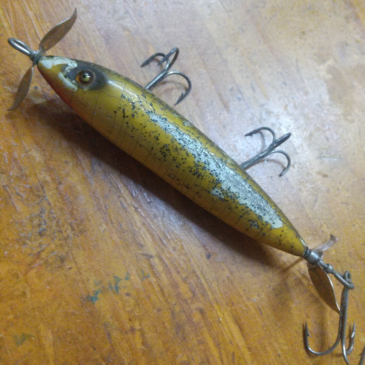 オールドヘドン　SOS 170　超希少　ウンデッドミノー　HEDDON ルアー オールドヘドン ウンデッドミノー Heddon SOS - メルカリ