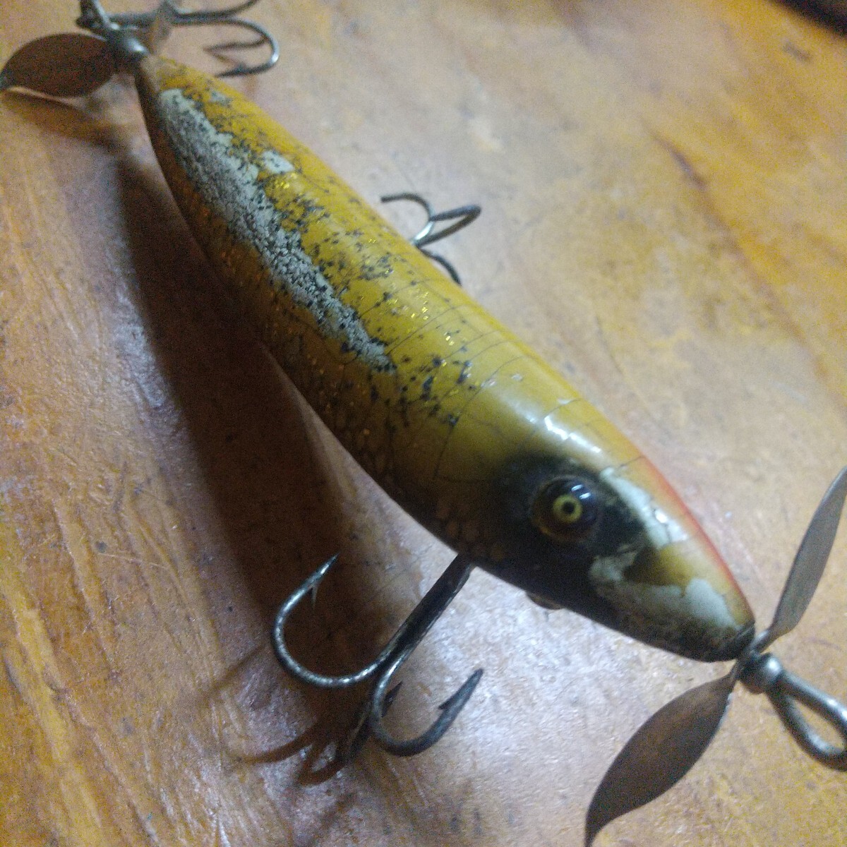 オールドヘドン　SOS 170　超希少　ウンデッドミノー　HEDDON ルアー ヘドン SOSウンデッドミノー HEDDON - メルカリ