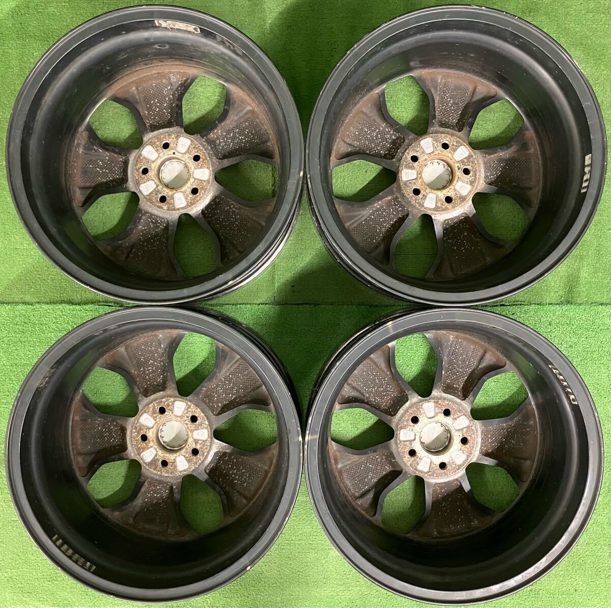 ★スバル XV ハイブリッド GPE 純正 17インチ★17×7J +48 5H PCD100 ハブ徑 約56mm 4本セット 中古アルミホイール 腐食等有り★送料無料