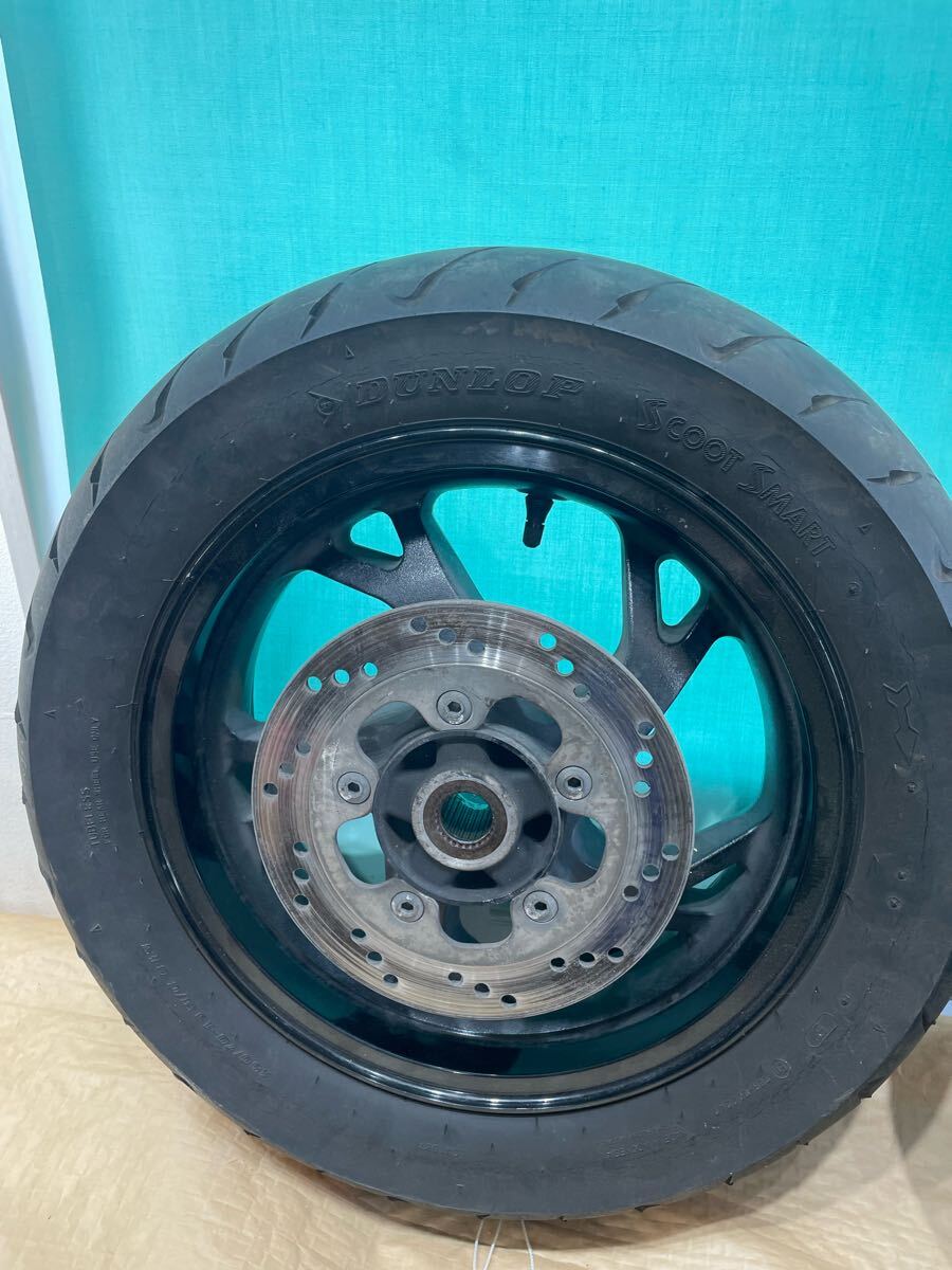 6.12.19 ホイールセット　スズキスカイウェイブ　CT46A用　Fホイール1 Rホイール2 現(xiàn)狀　詳細(xì)未確認(rèn)ジャンク