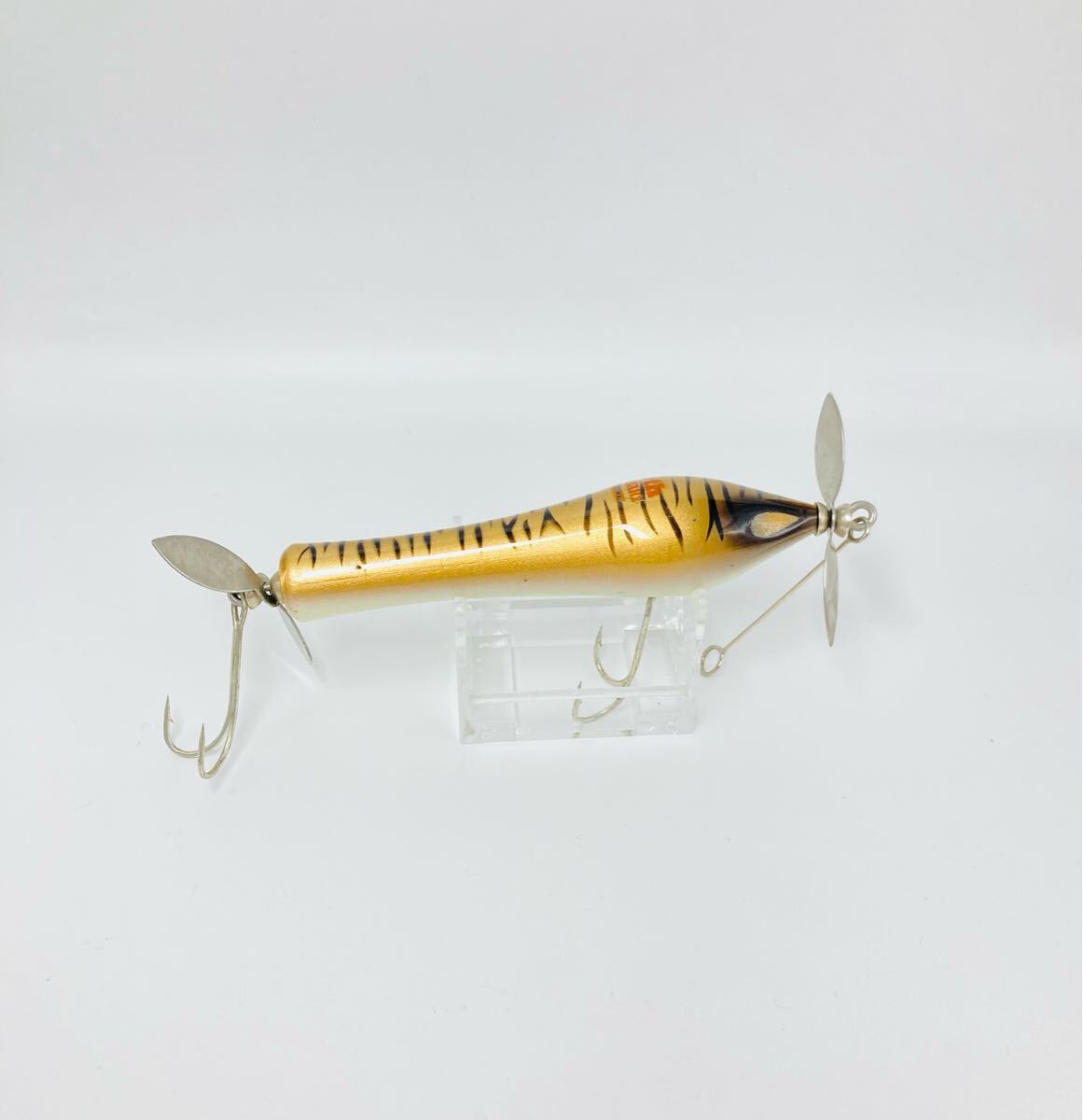 【良品】フロッグプロダクツ FROGPRODUCTS トイズ ガズル 100 約14g ゴールドタイガー 2022年 干支カラー TOY'S GAZULL スイッシャー 限定_画像3