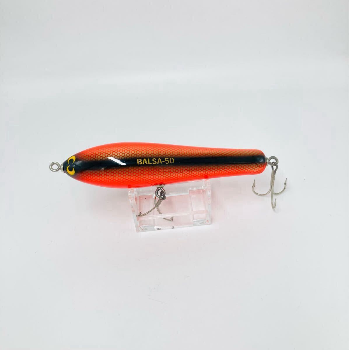 【美品】バルサ50 ビッグラッシュスケーター BIG 約115mm 25g #020 レッド BigLushSkater Big ペンシル ルアー ザウルス SAURUS 希少 レア _画像2