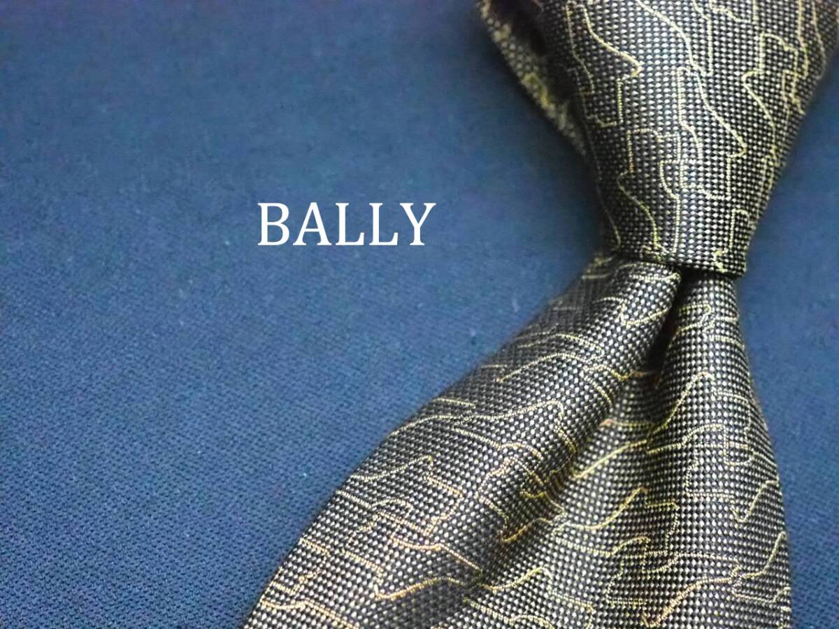 美品【BALLY バリー】 E2291 SILK ブランド ネクタイ 古著 良品