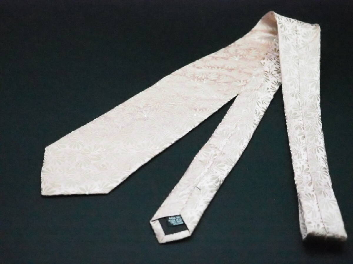 美品【HUGO BOSS ヒューゴ ボス】 E2788 ピンク系 SILK ブランド ネクタイ 古着 良品_画像6