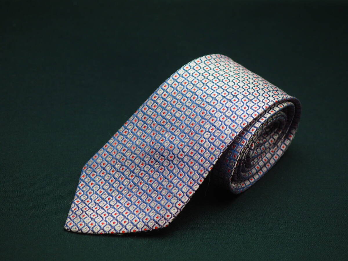 美品【HUGO BOSS ヒューゴ ボス】 E2892 ピンク系 SILK ブランド ネクタイ 古着 良品_画像2
