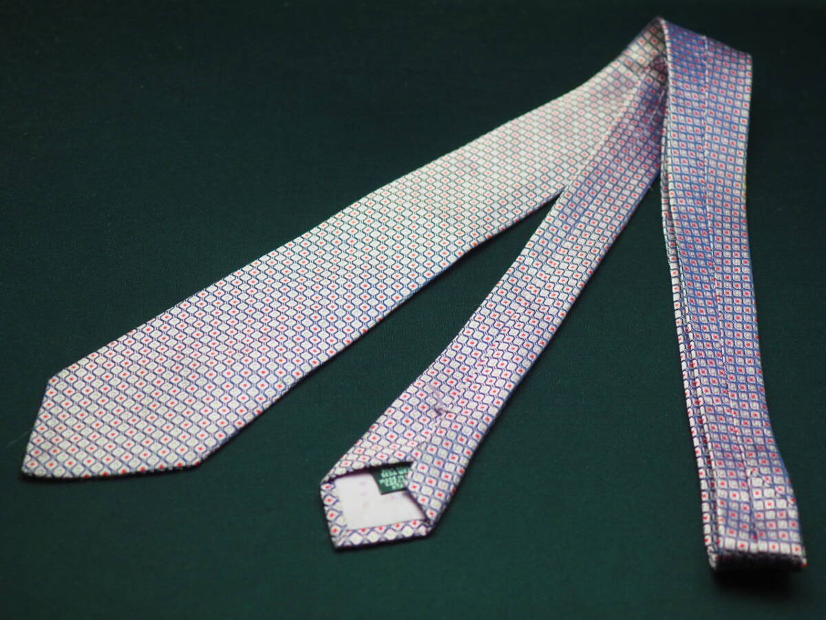 美品【HUGO BOSS ヒューゴ ボス】 E2892 ピンク系 SILK ブランド ネクタイ 古着 良品_画像7
