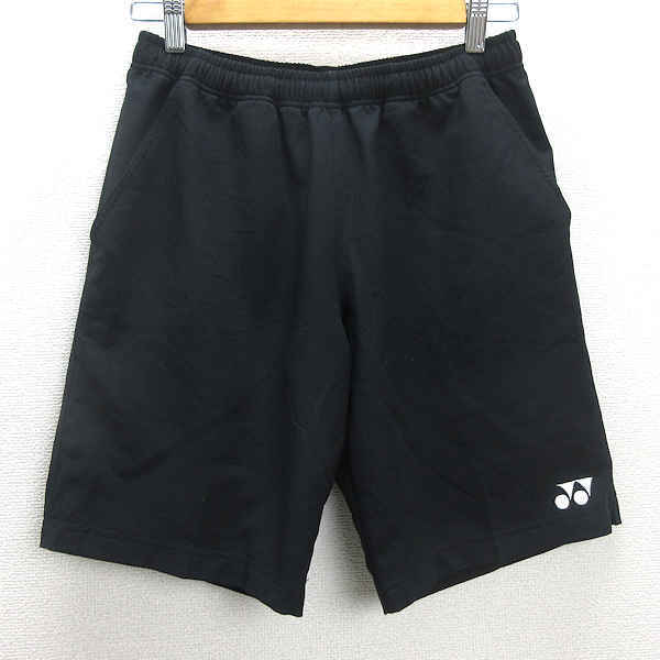 G■ヨネックス/YONEX ハーフパンツ/スポーツウェア【M】黒/men's/38【中古】■