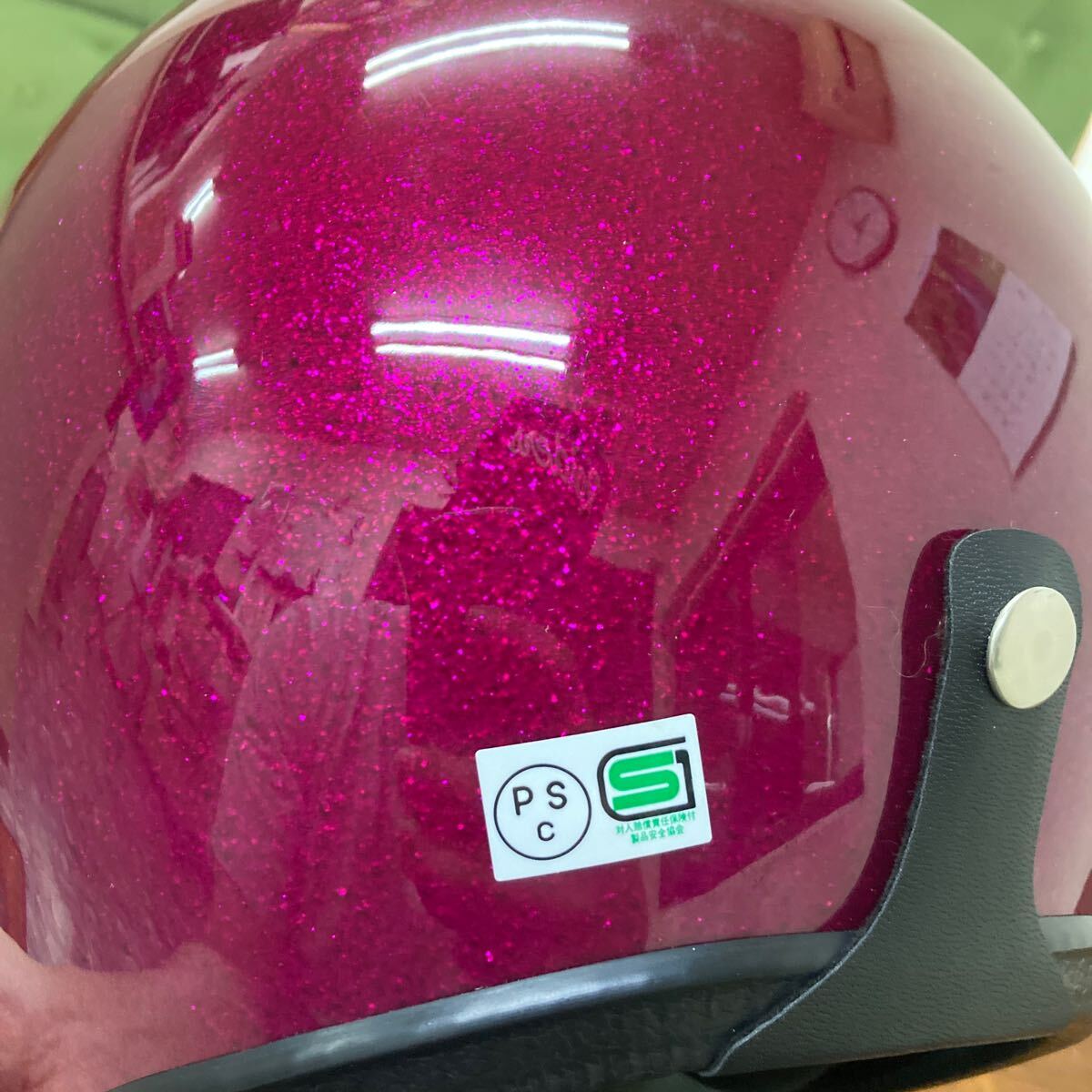 廃盤(pán)品 イージーライダース ヴィンテージ ジェットヘルメット ピンクラメ ヘルメット BELL BUCO バイクウェア