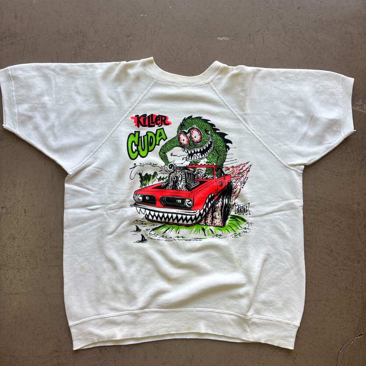 60~70s モンスター 半袖スウェット vintage ビンテージ 希少 40s 50s 60s ビンテージ ヴィンテージ 半袖 モンスター