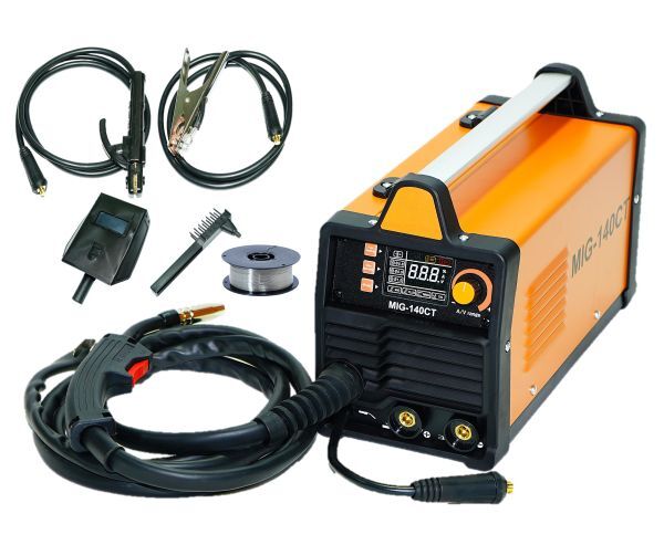 ◆新型 軽量コンパクト！インバーター 1臺(tái)4役 半自動(dòng)溶接機(jī) MIG-140CT！MIG MAG MMA TIG 単相100V/200V兼用！鉄?ステン?アルミも可！◆d