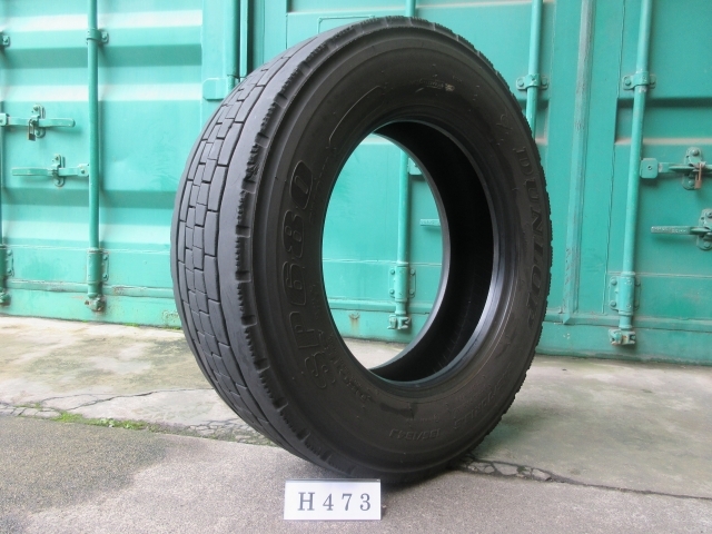 ☆245/70R19.5 ダンロップ 在庫1本 屋內(nèi)保管品 H473☆