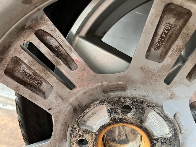 ダイハツコペン　純正16インチアルミ　PCD100　4穴　4.5J　+45　YOKOHAMA　ICEGUARD　IG60　165/50/16　2019年制　4本セット　格安　売切